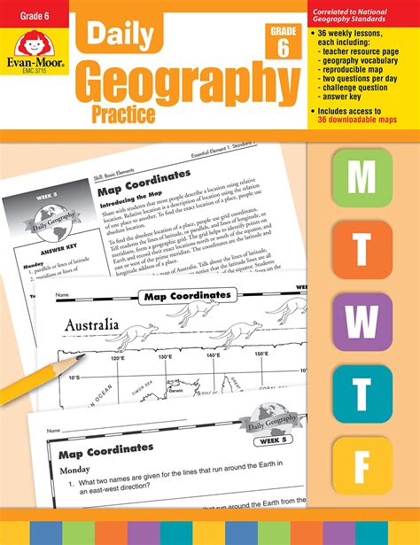 In Daily Geography Practice, Grade 3, 36 map lessons introduce basic geography skills and over 100 geography terms with a fun, hands-on approach to geography instruction Lessons are designed to support any geography. . Daily geography grade 6 pdf